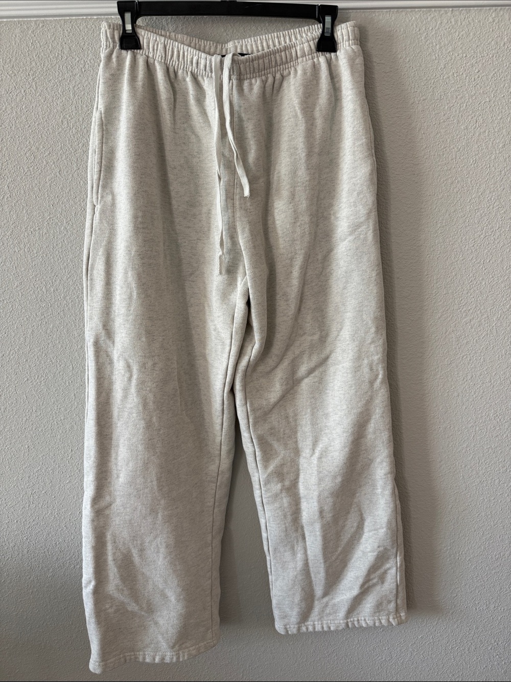 Brandy Melville Cream Sweatpants with Drawstring